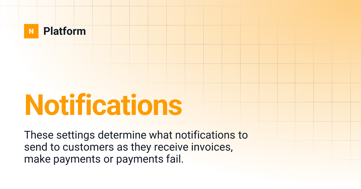 Notifications | Platform