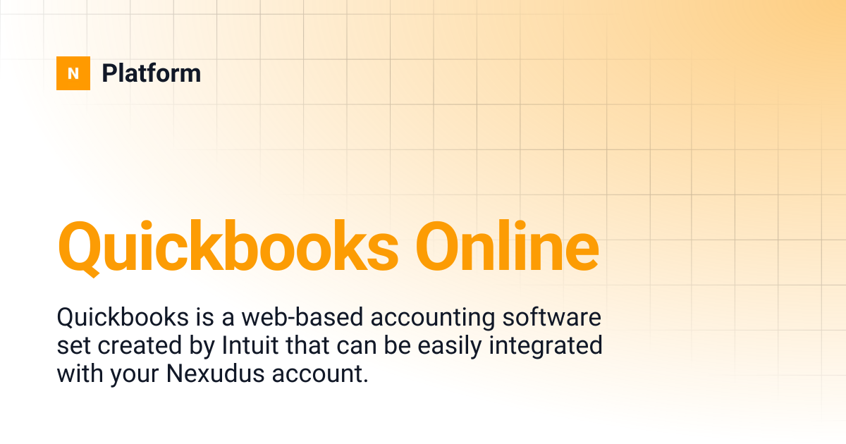 Quickbooks Online | Platform