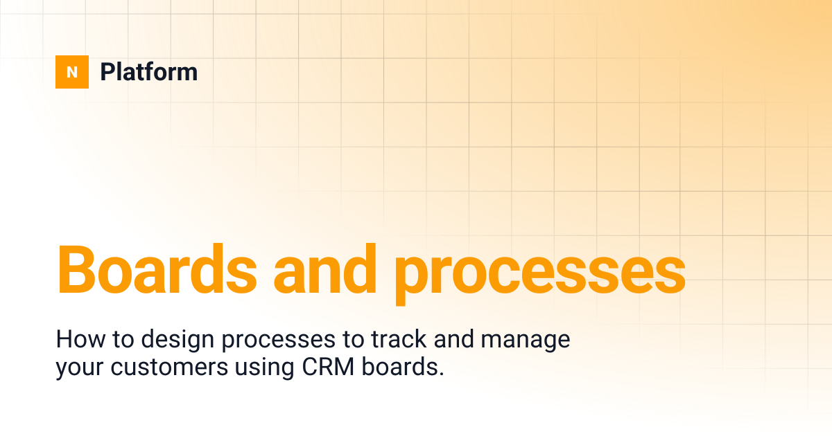 Boards and processes | Platform
